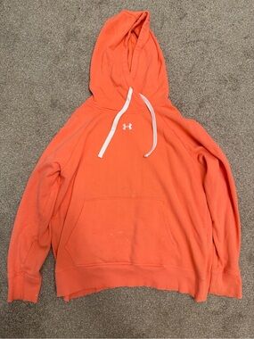 Under Armour Orange Pullover Hoodie